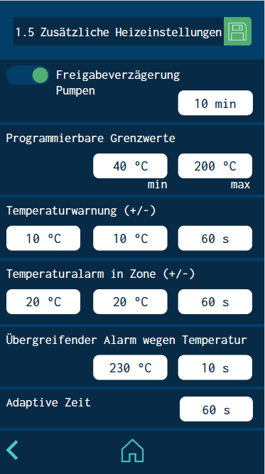 heating screen