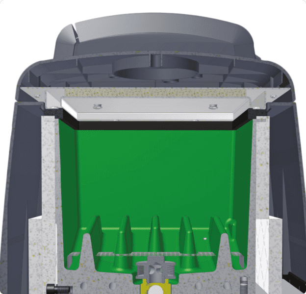 Melting and pumping efficiency