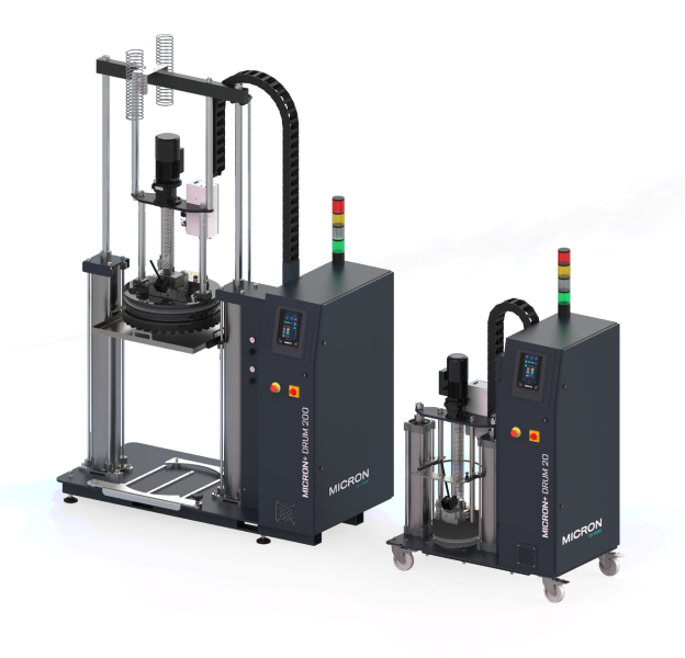 Different capacities and pumps