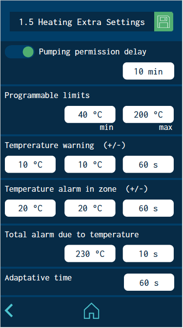 heating screen